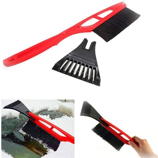 

car multi-purpose snow removal shovel, glass snow shovel with brush, scraper defrost and removal tool
