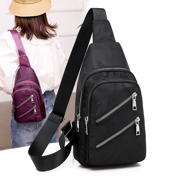 

2020 new mens womens small chest bags camouflage sport bags anti theft zipper backpack crossbody teenage girls travel bag