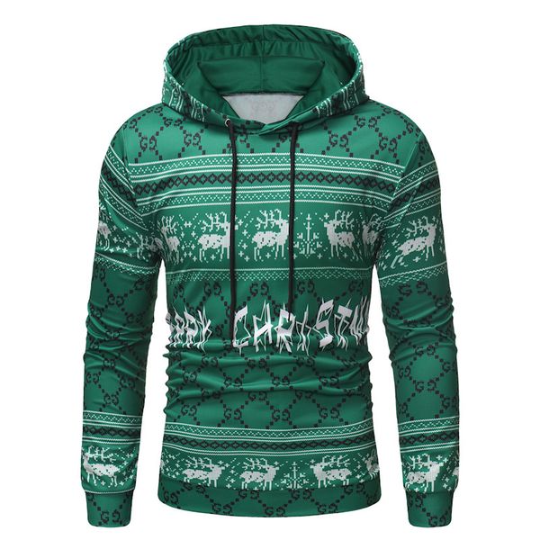 

новогодняя мужская осенняя и зимняя мужская одежда 2019 года, Black