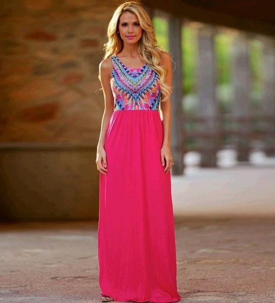

designer dresses women dress new pleated dresses summer sleeveless chiffon full dresses fashion vestidos vintage print summer casual maxi, Black;gray
