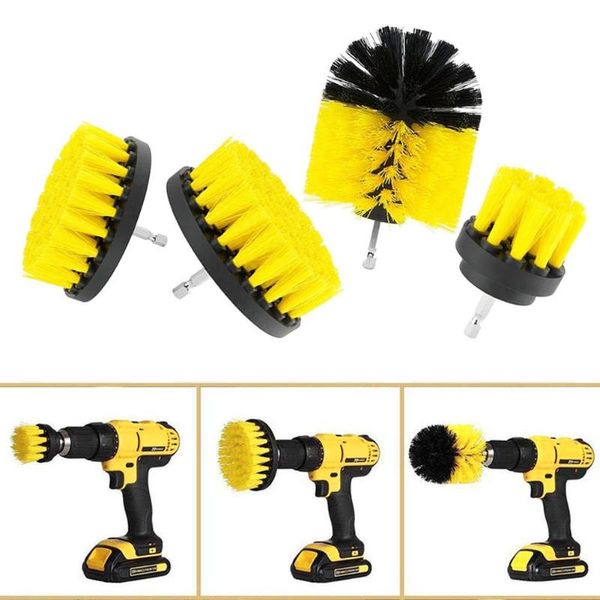

vodool electric drill brush kit power scrubber brush for car wash bathroom surfaces tub shower tile cleaning power scrub