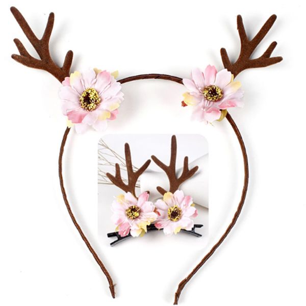 

new christmas decoration headband elk cute cartoon headband festival celebration