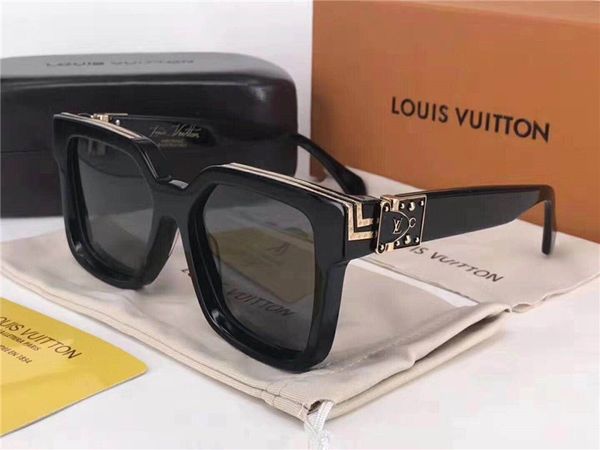 

Luxury millionaire m96006wn loui vuitton lv ungla e full frame vintage de igner ungla e for men hiny gold plated 96006