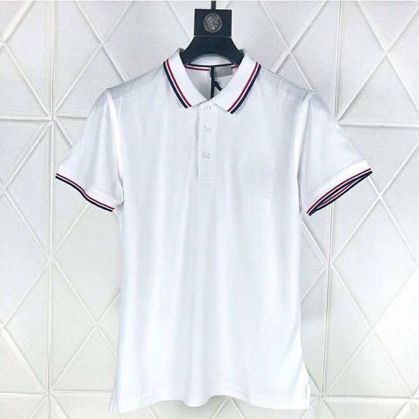 

f designer polo shirts mens fashion brand clothing short sleeve calssic luxury t-shirt embroidery letter business casual f, White;black