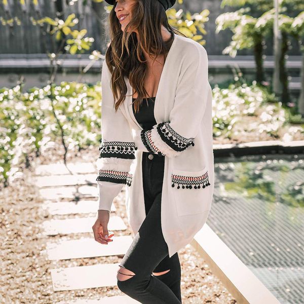 

newly women lady cardigan coat knitted pockets long sleeve fashion for winter autumn m99, Black;brown