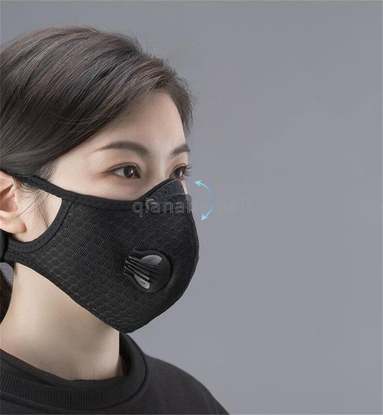 

5 layer protective pm2.5 disposable mask safety anti mask outdoor headscarf dust face replacement mask qa