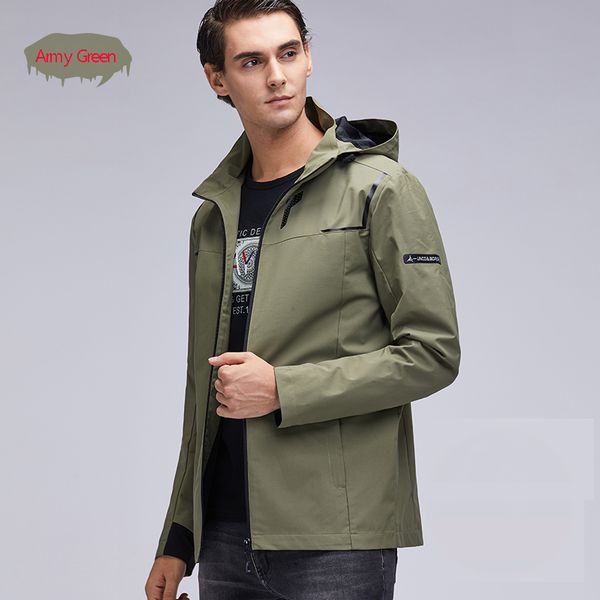 

tiepus plus size 6xl, 8xl jacket men hooded thin section slim waterproof jacket men's autumn fashion windbreaker casual, Black;brown