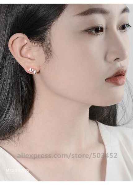 

300pairs/lot new three sparrows stud earrings accessories factory price jewelry sweet style lady earring for women, Golden;silver