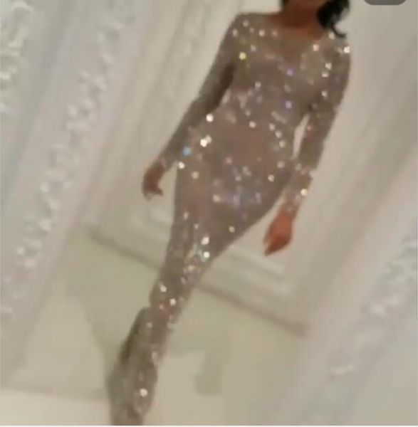 

вечернее платье youself aljasmi labourjoisie jewel zipper коктейль платья колонки оболочки с длинным рукавом backless пят тюль кристалл, Red