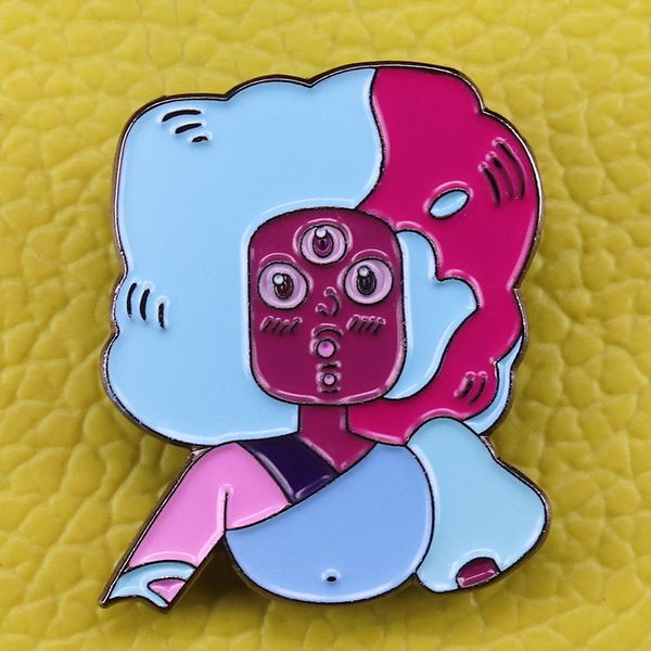 

steven universe lapel pin badge brooch, Gray