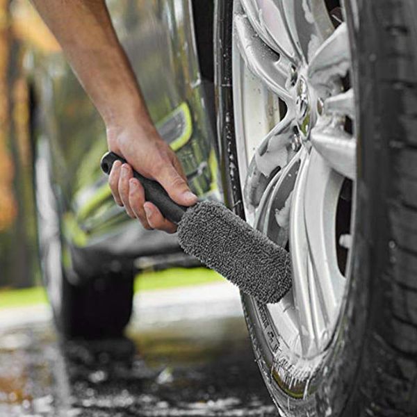 

car wheel brush window rims tire washing brush washing tool vehicle car wheel rim plastic handle cleaning