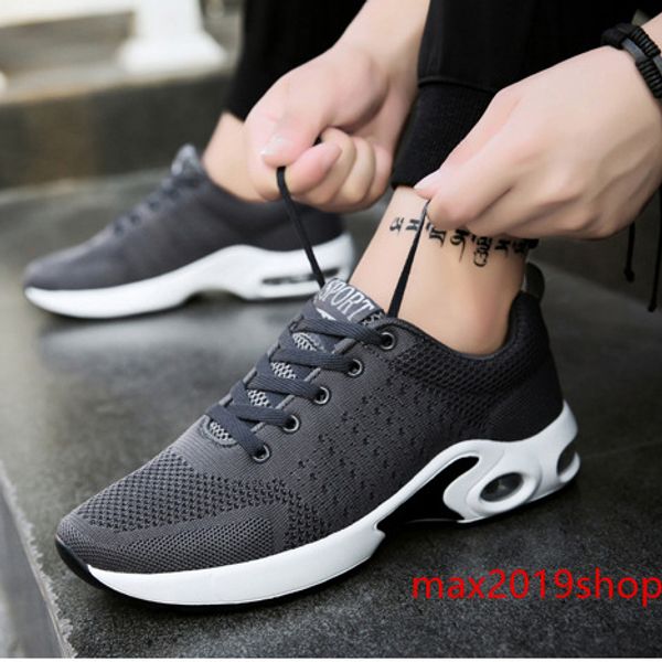 

non-brand new white low cut black grey blue men running shoes comfortable breathable women men shoe sports sneakers 35-45 style 16