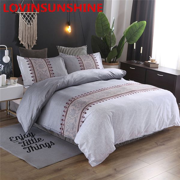 

lovinsunshine nordic стиль печати цветочные пододеяльник лист 3шт постельные принадлежности комплекты домашнего текстиля, постельного белья