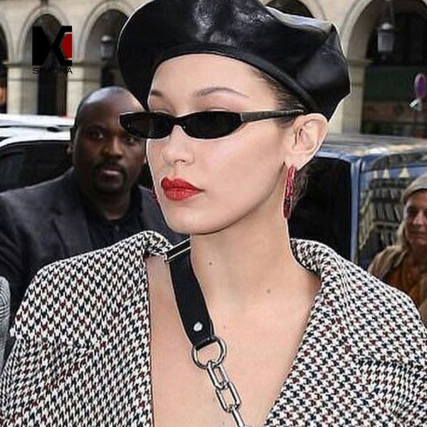 

shauna popular women small cat eye sunglasses retro men glasses uv400, White;black