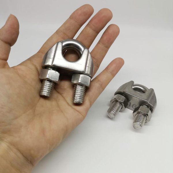 

2pcs m16 u-bolt clip for wire rope type 304 stainless steel