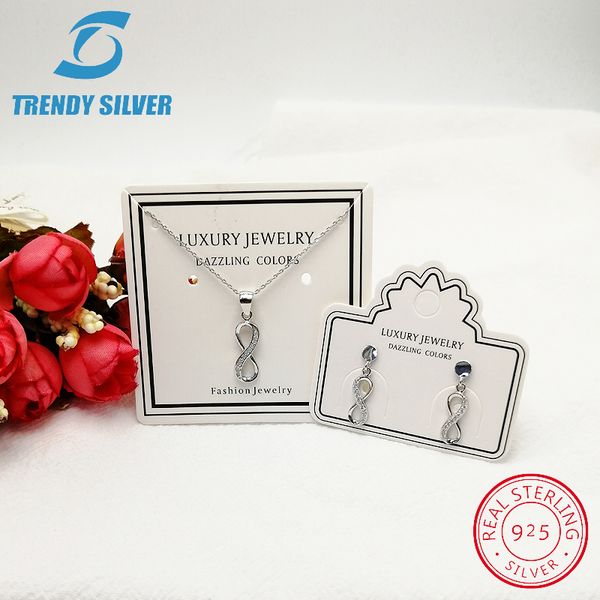 

925 sterlin siluer pendant earring fine jewerly with shinig cz rhodium plating. gift for woman girl, Silver