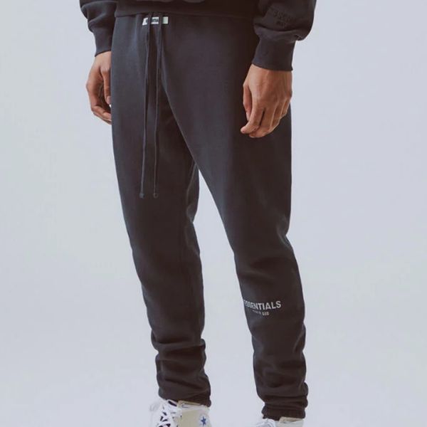 

19ss страх божий основы письмо вышивки high street sweatpants 3m reflective урожай цвет мода спорт на открытом воздухе фитнес hfsskz003, Black