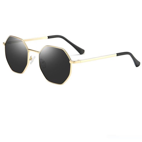 

new brand designer men's women's multi-frame sunglasses six frame eye gold frame sunglasses frog mirror oval full frame glasses hd, White;black