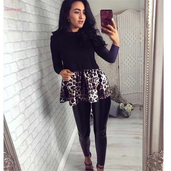 

women autumn tulle ruffle long sleeve t shirt ladies loose v neck casual outwear drop shipping, White
