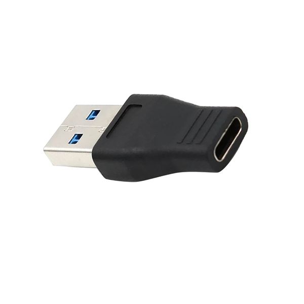 

premium usb male to usb type-c female plug adapter converter connectors black