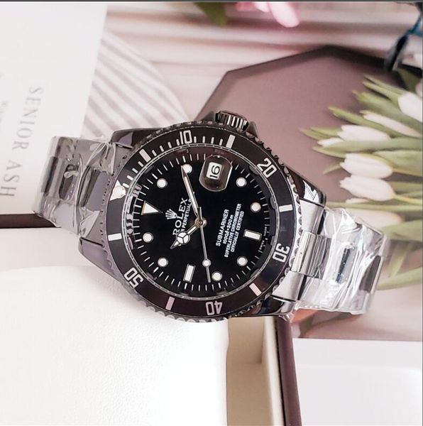 

Automatic famou 13 rolex watche mechanical men women watche teel trip men port watch women gift with box a100