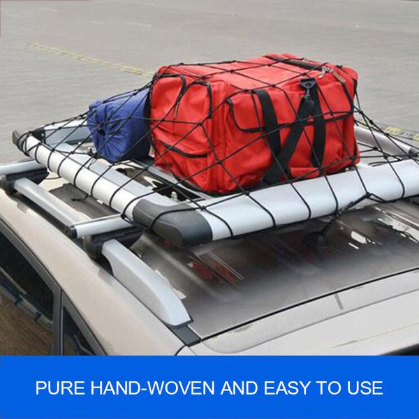 

car cargo net stretches mesh holds small and large loads tighter adjustable hooks | for roofcargo carrier,cargo hitch