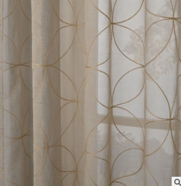 

2020 embroidered curtain and curtains single piece 140x160cm