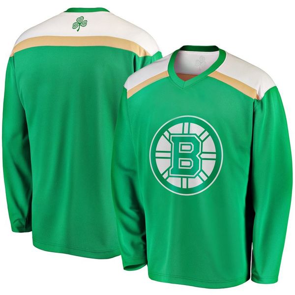 

Green 2019 St. Patrick's Day Jersey 27 John Moore 55 Noel Acciari 86 Kevan Miller 47 Torey Krug 14 Chris Wagner Boston Bruins Hockey Jerseys
