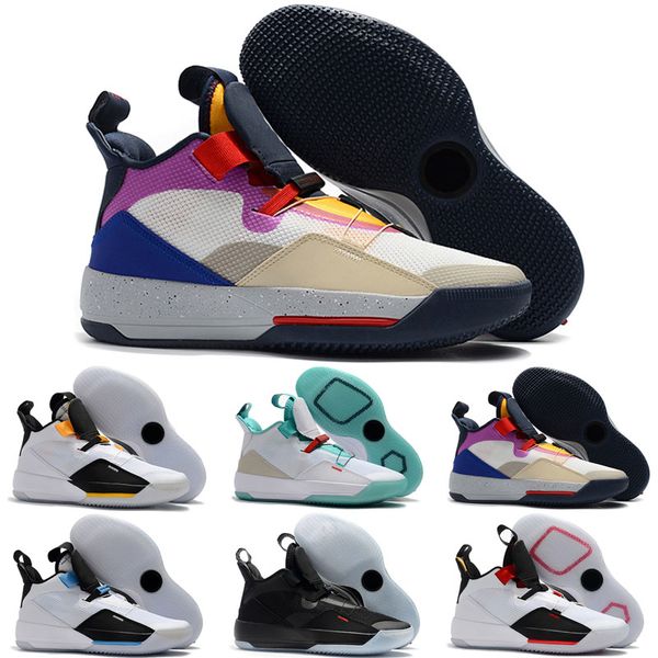 

2019 new arrival jumpman xxxiii 33 mens basketball shoes for 33s multicolors black yellow trainers sneakers size 40-46
