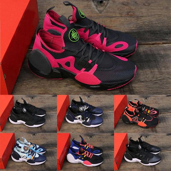 

xshfbcl huarache 7 vii edge txt og-inspired designer sneakers for mens womens trainers kids running shoes cool black orange red