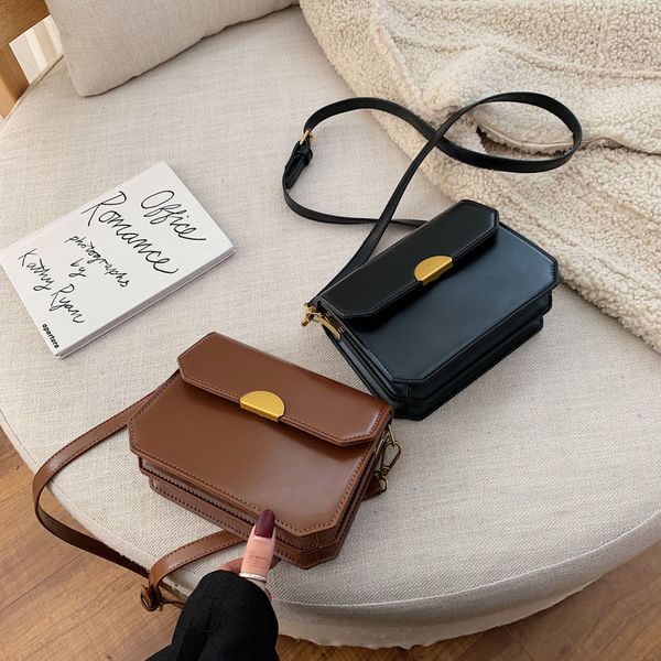 

bag girl 2019 new fashion retro stiletto saddle bag tide korean-style popular one-shoulder