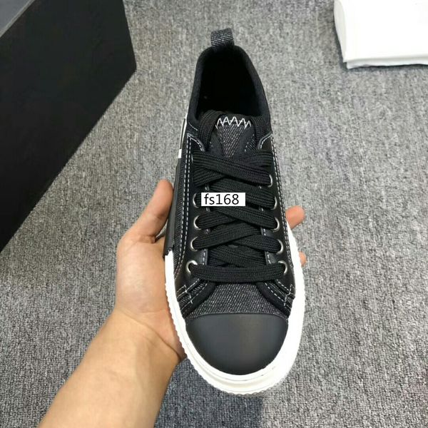 

flowers print b23 canvas sneaker designer women shoes men sneaker fashion casual shoesdelivery size 41, Black
