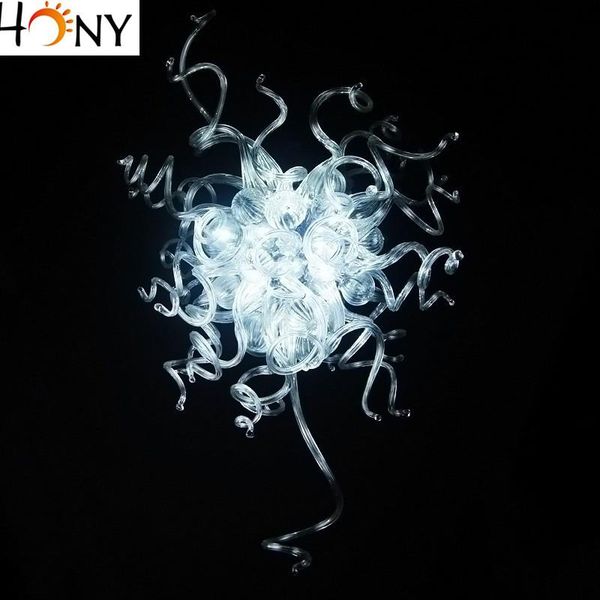 

hony grey crystal chandelier elegant modern living room decor led light fxiture blown glass mini chandelier light
