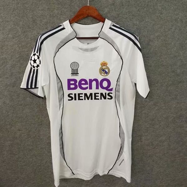 2020 Real Madrid Retro Jerseys 04 05 ZIDANE BECKHAM
