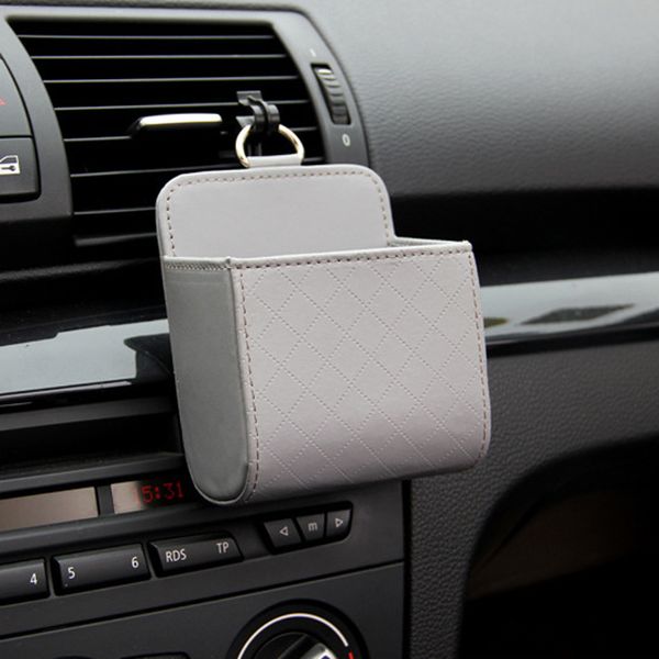 

car outlet air vent storage box auto organizer bag for lada granta vaz kalina priora niva samara 2110 largus 2109 4x4 2114 2112