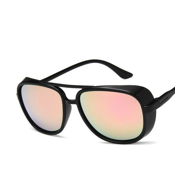 

dcm fashion designer brand women men punk sunglasses vintage gradient summer lady sun glasses uv400, White;black