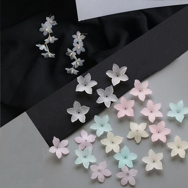 

20pcs/lot new fashion jewelry accessories flower pendants for women girls pink blue yellow color boutique cute, Blue;slivery