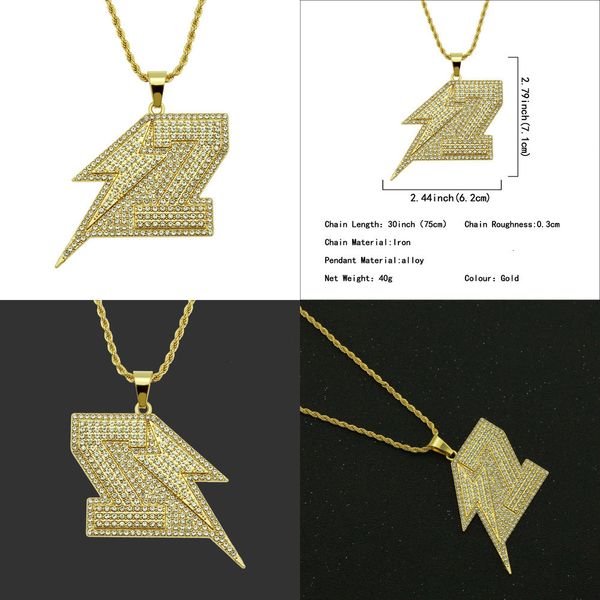 

accessories necklace man diamond pendeloque cut trendsetter pendant necklace chunky mens gold cuban link collier de diamants, Silver