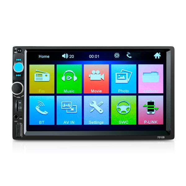 

universal 7 inch bluetooth fm radio car mp5 player with 720p camera car dvd