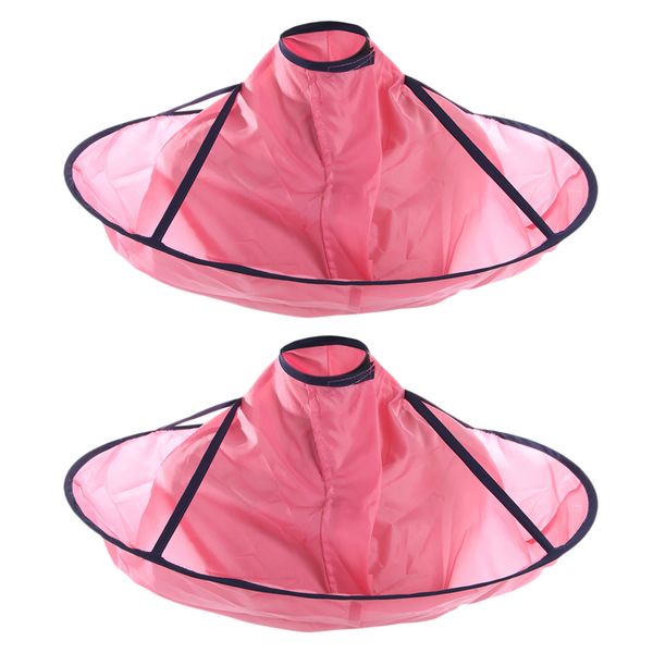 

2 pieces professional women men diy hair cutting cape hairdressing accessory