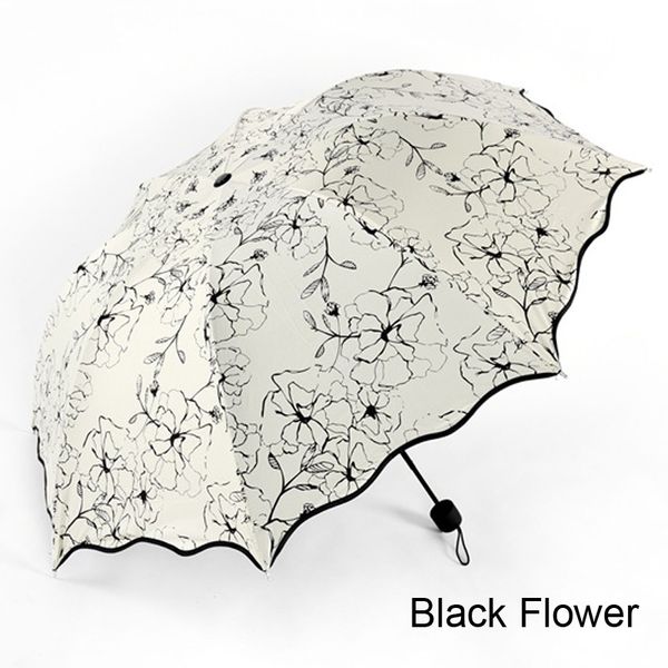 

flower folding umbrellas sunny and rainy umbrellas 6 colors can choose ing