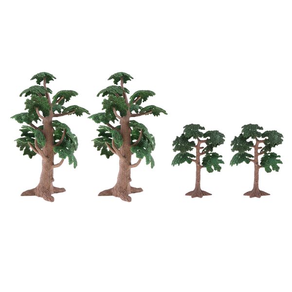 

4pcs ancient cycad tree model landscape scenery house living room dioramas