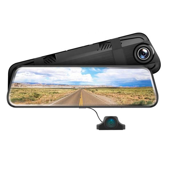 

streaming video full hd 1080p dashcam camera rear view mirror monitor car dvr