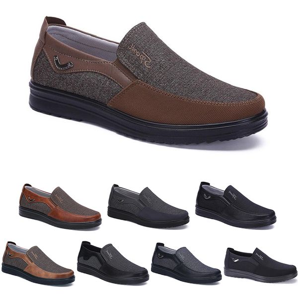 

fashion men's casual shoes breathable black navy brown wild flat shoes for any occasion outdoor jogging walking main16