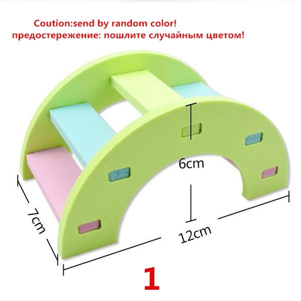 

rainbow bridge hamster toys guinea pig hamster wooden toy physical training toys small tiny pet toy hanging climbing ladder