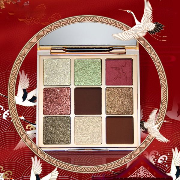 

new arrival 9 colors pigmented shiny glitter makeup eyeshadow palette makeup shimmer eye shadow palette make up