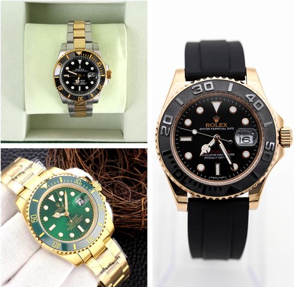 

RO Submariner Watch мужчины люксовый бренд автоматические механические наручные часы повседневные деловые спортивные серебристые SNS водонепроницаемые наручные часы