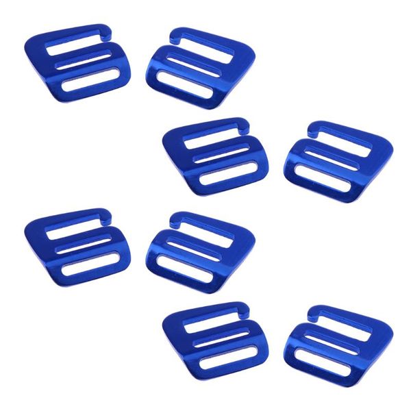 

8 pcs 1 inch g hook outdoor webbing buckle for backpack strap 25mm red