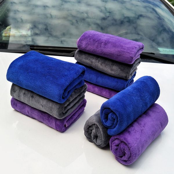 

1pc 400gsm polyester wax super absorbent cleaning fiber microfiber car towel washing cloth household cleaner auto care