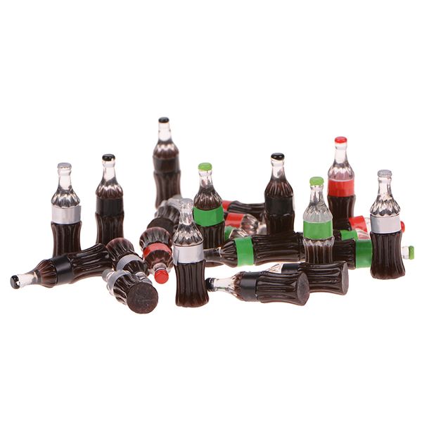 

6pcs diy coke cola bottle himouto fridge drink water kfc small usa statue figurine crafts desk ornament miniatures diy toy